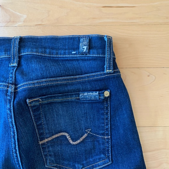 7 For All Mankind Skinny Cropped Jeans - Picture 2 of 3